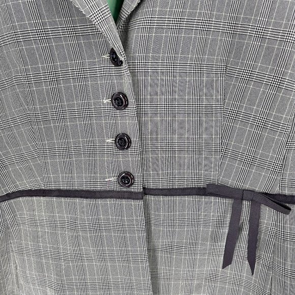 Sweet Suit Blazer Size 16 Brown Tan Button Front Long Sleeve Career Business Cas - Picture 2 of 6